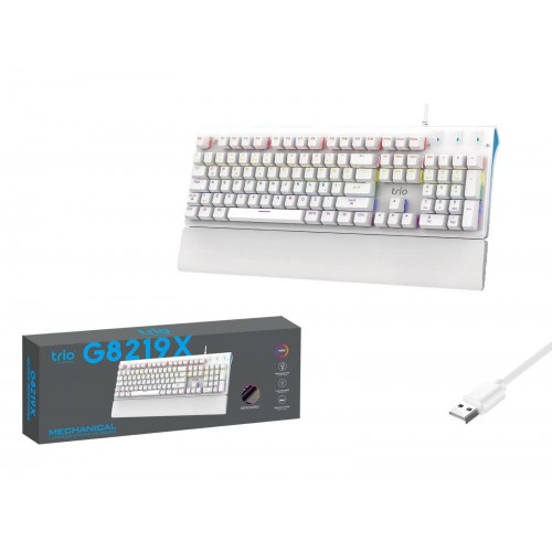 TRİO TRG8219X MEKANİK BLUE SWİTCH OYUNCU KLAVYESİ 